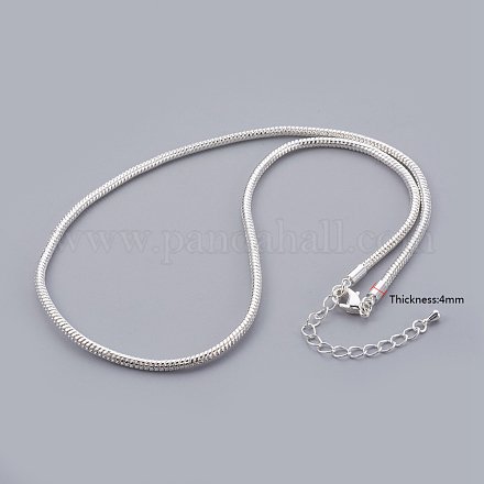Brass European Style Necklaces PPJ002Y-S-1