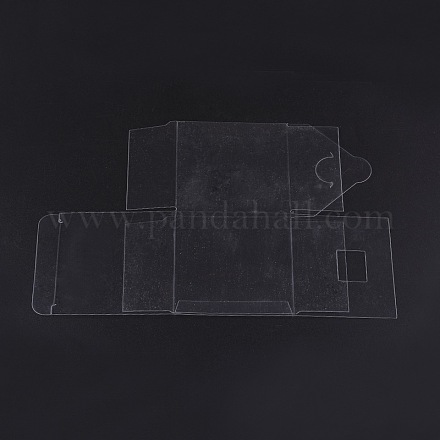 Пластиковые прозрачные упаковочные коробки CON-WH0015-01-7cm-1