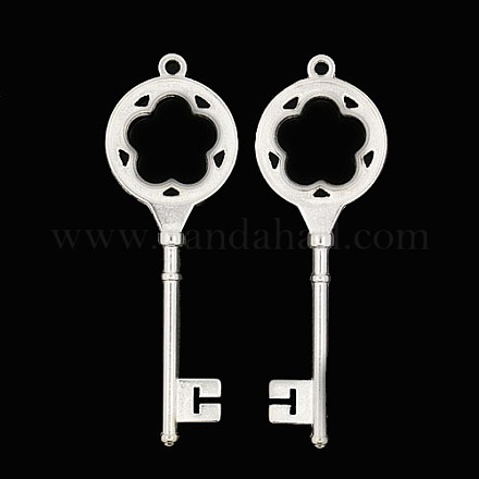 Tibetan Style Alloy Skeleton Key Big Pendants LF9258Y-S-1