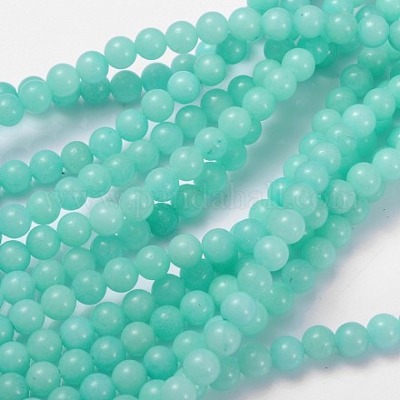 Natürliche und gefärbte Jade Perlenstränge X-GSR6mmC055-1