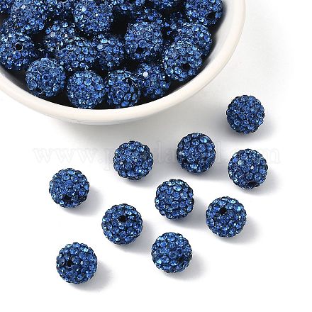 Полимер класс А глины кристалл горный хрусталь проложить диско шар бусы X-RB-H258-10MM-243-1