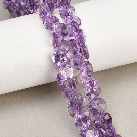 Natürlichen Amethyst Perlen Stränge G-Z152-B01-02-1