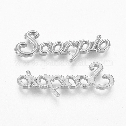 Silver Color Plated Alloy Cabochons PALLOY-WH0068-08S-H-1