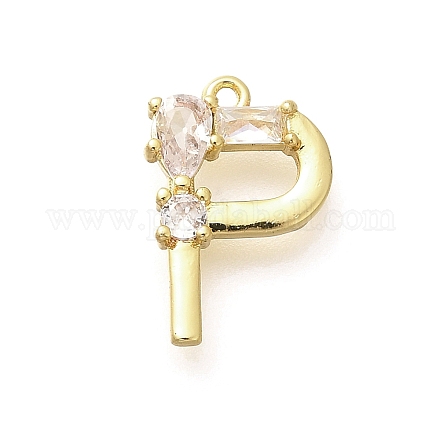 Латунные микро проложить кубического циркония подвески KK-M310-01G-16-1
