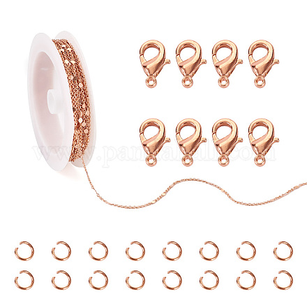 Kit de fabricación de collar de pulsera de cadenas de diy DIY-TA0006-36-1