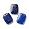 Natural Lapis Lazuli Pendants, Rectangle Charms, 24.5~25x17.5~18x4~4.5mm, Hole: 1.5mm