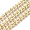 Ion Plating(IP) 304 Stainless Steel Link Chains, Unwelded, Real 18K Gold Plated, 10.5x8.5x1.4mm