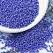MIYUKI Round Rocailles Beads, Japanese Seed Beads, 11/0, (RR432) Opaque Cyan Blue Luster, 2x1.3mm, Hole: 0.8mm, about 1111pcs/10g