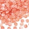 Opaque Acrylic Beads, Flat Round, Coral, 11.5~12x3mm, Hole: 1.2mm, about 1500~1580pcs/500g