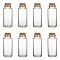 Glass Jar Glass Bottles Bead Containers, with Cork Stopper, Wishing Bottle, Clear, 7x3cm, Hole: 1.7cm, Capacity: 49ml(1.65 fl. oz)