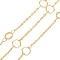 Brass Cable Chains, Soldered, with Spool, Hexagon, Golden, 6x6.5x1mm, about 32.81 Feet(10m)/Roll