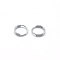 Tarnish Resistant 302 Stainless Steel Split Rings, Double Loops Jump Rings, Stainless Steel Color, 5x0.6mm, about 5000pcs/bag