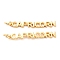 Brass Pendants, with Jump Rings, Long-Lasting Plated, Constellation/Zodiac Sign, Golden, Capricorn, Capricorn: 4x31x1.5mm, Hole: 3mm