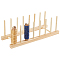 16 Spools Solid Wood Thread Rack, Thread Holder Organizer, Wheat, Finished Product: 306.5x120x105mm