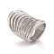 Non-Tarnish 304 Stainless Steel Chunky Hollow Ring for Women, Stainless Steel Color, US Size 7 1/4(17.5mm)