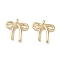 Brass Pendants, Bowknot Charms, Real 18K Gold Plated, 20.5x19.5x5mm, Hole: 1.8mm