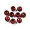 Natural Red Jasper European Beads, Large Hole Beads, Rondelle, 10~10.5x7.5~9mm, Hole: 5mm