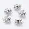 Tarnish Resistant 201 Stainless Steel Charms, Elephant, Stainless Steel Color, 14.5x15x5mm, Hole: 1mm