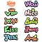 10Pcs 10 Styles Opaque Resin Decoden Cabochons, Word Mixed Shapes, Mixed Color, 21~23x28~41.5x5~5.5mm, 1pc/style