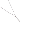 304 Stainless Steel Pendant Necklaces, Cable Chains,Rectangle, Stainless Steel Color, 23.23 inch(59cm), 6pcs