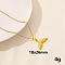 Stylish Ocean Stainless Steel Fishtail Pendant Necklace for Women