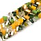 Electroplate Glass Beads Strands, Faceted, Heart, Yellow Green, 3x4.5x4.5mm, Hole: 0.9~1mm, about 144~148pcs/strand, 13.98~15.6''(35.5~39cm)
