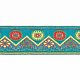 Stickerei-Polyesterbänder im ethnischen Stil OCOR-XCP0001-23B-3