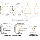 Unicraftale Big Wire Wrap Geometrie Bausatz für baumelnde Ohrringe DIY-UN0003-02-5