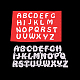炭素鋼カッティングダイステンシル  DIYスクラップブッキング/フォトアルバム用  装飾的なエンボス印刷紙のカード  文字  つや消しプラチナ  5.1x11.4cm DIY-F032-70-5