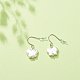 Boucles d'oreilles pendantes papillon en perles de plastique EJEW-JE05028-04-3