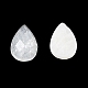天然ホワイト ムーンストーン カボション  多面カットティアドロップ  12.5~13x8.5~9x4.5~5mm G-G0001-B04-3