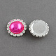 Garment Accessories Half Round ABS Plastic Imitation Pearl Cabochons RB-S020-02-A17-1