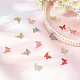 SUNNYCLUE 1 Box 20Pcs 5 Colors Butterfly Alloy Charms Enamel Butterfly Charms with Rhinestone for Crafts jewellery Making Earrings Bracelets Necklace DIY Making Supplies ALRI-SC0001-19-4