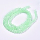 Crackle Glass Beads Strands X-CCG-Q001-8mm-A28-2
