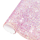 Glitter Resin Hotfix Rhinestone(Adhesive On The Back) DIY-WH0166-23G-1