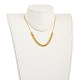 Chain Necklaces & Bracelet & Dangle Earring Sets SJEW-JS01119-12