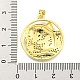 Латунные микро проложить кубического циркония подвески KK-K354-09B-G-3
