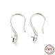 925 Sterling Silver Hoop Earring Findings STER-H107-11S-1