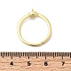 Verstellbare Fingerringfassung aus Messing&nbsp;KK-P343-02G-2