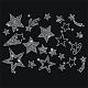 Pegatina con rhinestone y estrellas de nbeads DIY-WH0303-172-2