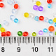 8/0 perles de rocaille en verre de couleurs transparentes SEED-T005-08-2