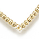 Brass Bolo Bracelets ZIRC-T006-20G-2