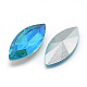 Cabujones de cristal con rhinestone RGLA-T020-7x15mm-05-2