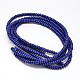 Rondelle Lapis Lazuli Beads Strands G-N0410-05-6x3mm-2