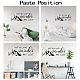 PVC Quotes Wall Sticker DIY-WH0200-093-3