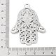 Alliage grand pendentif cabochon supports PALLOY-D027-24AS-3