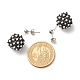 TOHO Japanese Seed Beads Dangle Stud Earrings EJEW-JE04762-04-4