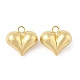 Подвески сердце латуни KK-M327-02D-G-1