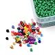 312G 24 Color 8/0 Baking Paint Glass Seed Beads SEED-YW0002-15-3