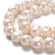 Fili di perle di perle d'acqua dolce coltivate naturali PEAR-L033-91-2